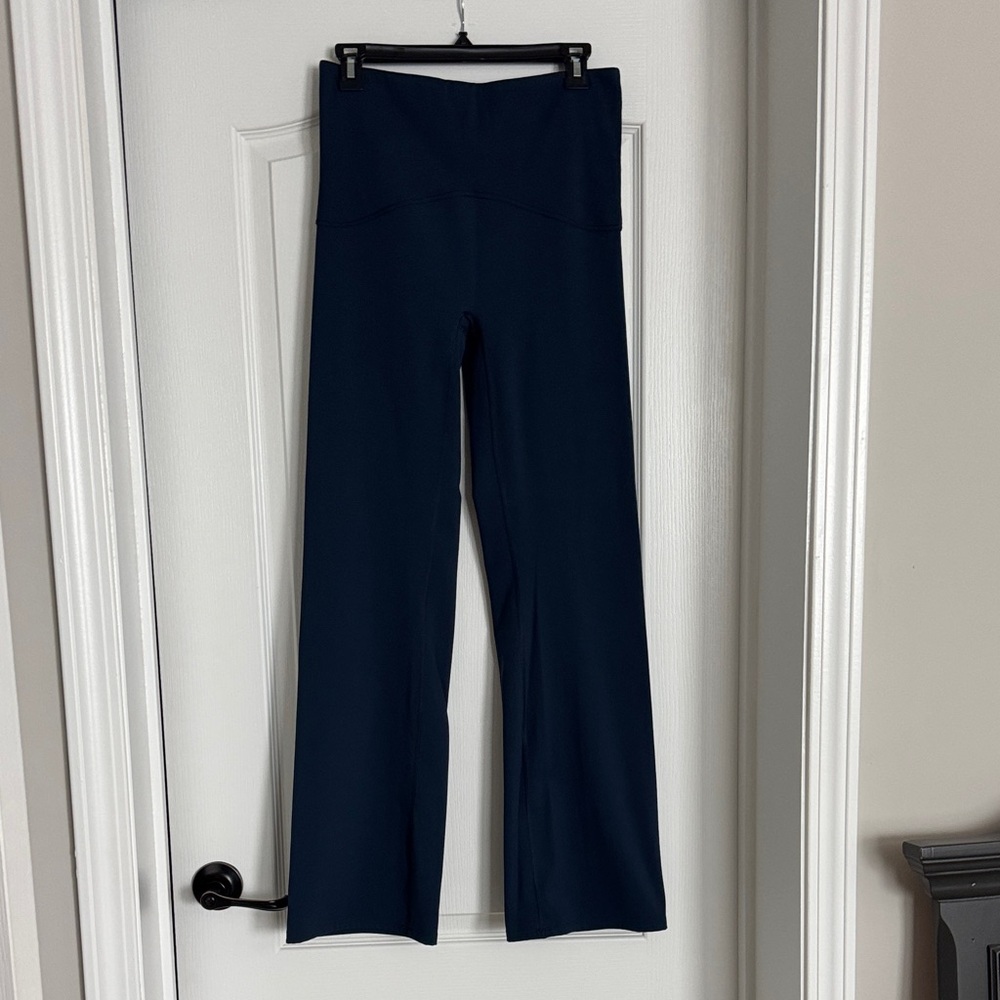 SPANX Dark Blue Booty Boost Leggings Size Large